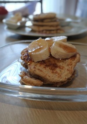 Φωτογραφία της συνταγής Pancakes με βρώμη