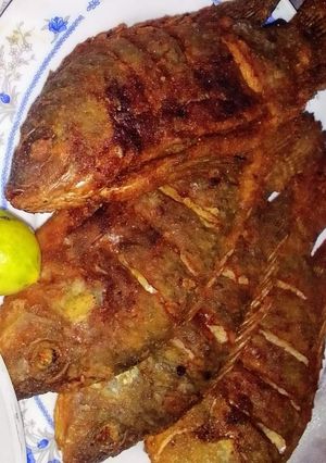 صورة لوصفة سمك بلطي محمر