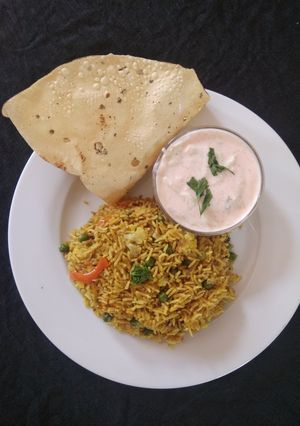 वेज पुलाव (Veg pulav recipe in Hindi) रेसिपी मुख्य फोटो