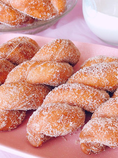 Foto resep Resep asli donat korea, Kkwabaegi