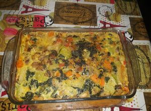 Una foto de Pastel de verduras