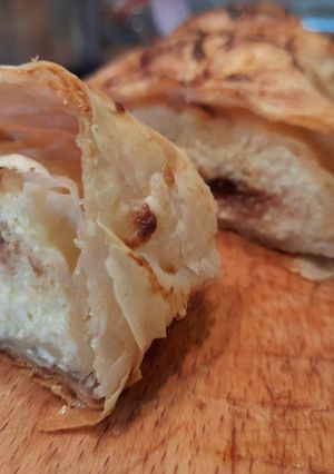 Kókuszos-csokis túrós rétes recept fotója