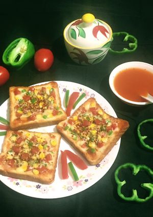 A picture of Bread Pizza.