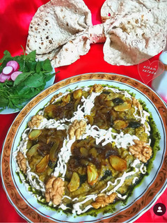 عکسی از دستور کشک بادمجان الهام پز