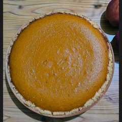 Γλυκιά κολοκυθόπιτα ή τάρτα κολοκύθας (pumpkin pie 🎃) με πουρέ & εύκολη ζύμη ✨-レシピのメイン写真