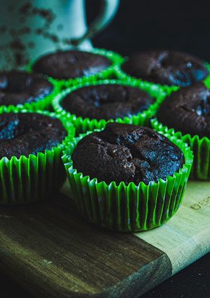 A picture of Plant-Based Chocolate Muffins.