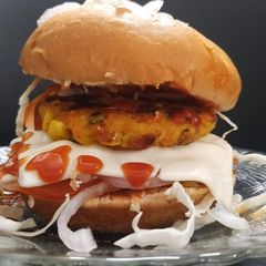 A picture of Veg burger.