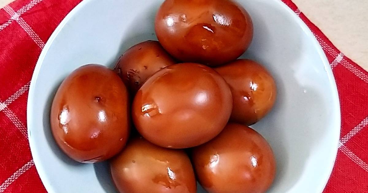 Resep Telur Pindang Kecap oleh Roro Woelan Cookpad
