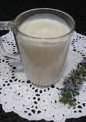Foto principal de Batido de coco rallado con bebida vegetal