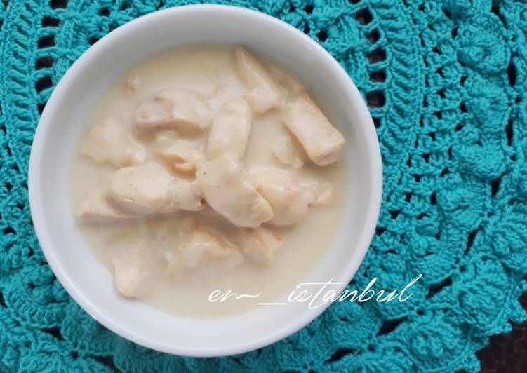 Cara mudah Menyiapkan Ayam Saus Putih, Bisa Manjain Lidah