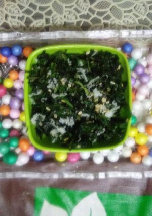 A picture of Roasted palak.