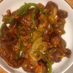 A picture of Fried Gizzards.