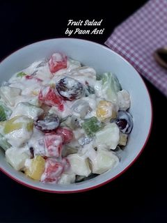 Foto resep Fruit Salad With Homemade Salad Dressing