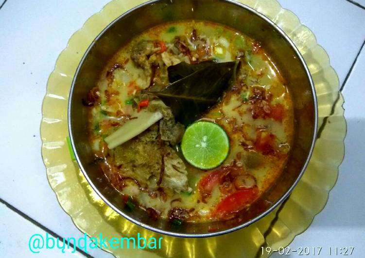 Resep Soto Tangkar Yummy Yang Enak
