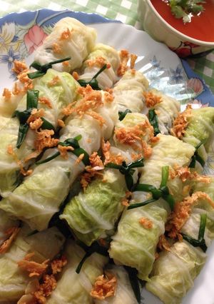 รูปของ ผักกาดขาวห่อหมูๆไก่ทรงเครื่อง