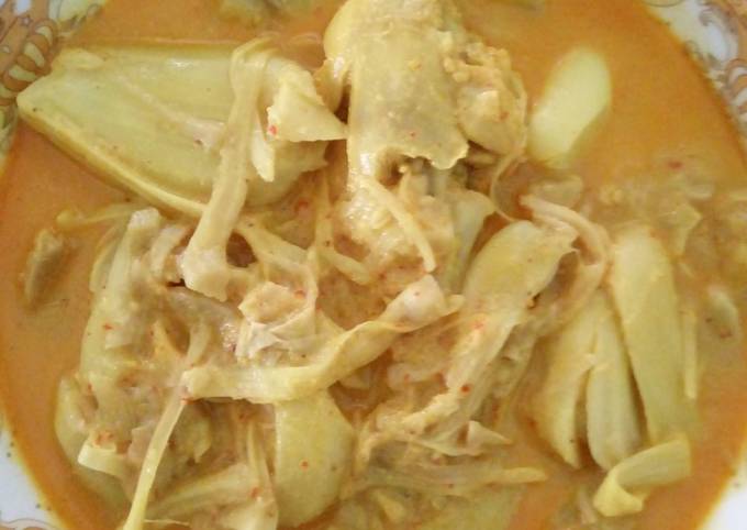 Cara Gampang Membuat Gulai Nangka Cubadak, Enak