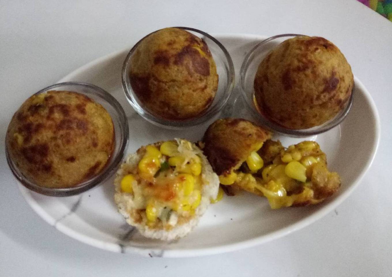 Cheese Corn balls (zero oil)