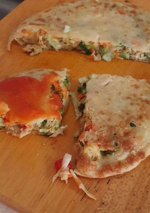 Foto resep Martabak Telur Isi Sayuran Pedas
