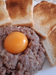 Tatár beefsteak recept fotója