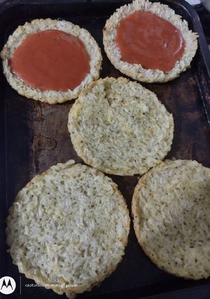 Una foto de Pizzetas de arroz