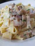 Pappardelle with Cream and Porcini Mushrooms