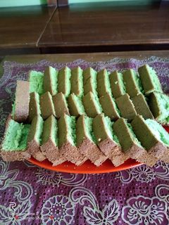 Foto resep Bolu pandan ekonomis (3telur)