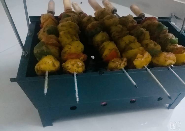 How to Prepare Homemade Tandori aloo tikka