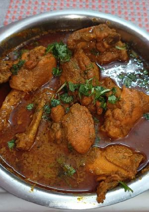 A picture of Kadhai chicken.