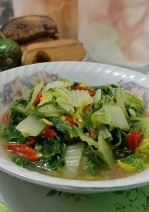 Foto resep Tumis Sawi Putih Pedas