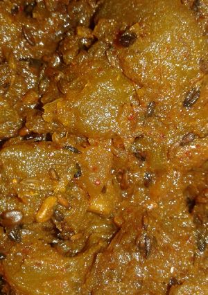 A picture of Aamle ka khtta mitha aachar.