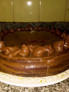 Una foto de Torta de chocolate y dulce de leche