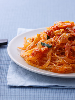 【家樂福廚房】低熱量輕食》韓式泡菜炒冬粉 的食譜成品照片