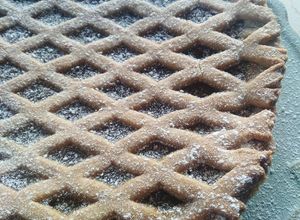 Foto di Crostata con farina integrale e marmellata di fichi