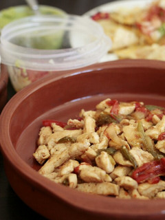 Una foto de Relleno para fajitas con pollo TEX MEX ❣️ 🙌