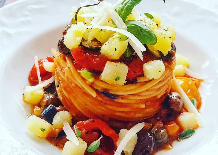 Steps to Make Favorite Spaghetti incaponati