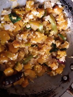 பரங்கிக்காய் பொரியல் (Parankikaai poriyal recipe in tamil) செய்முறை முக்கிய புகைப்படம்