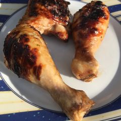 BBQ Chicken in a hoisin marinade A picture of BBQ Chicken in a hoisin marinade.