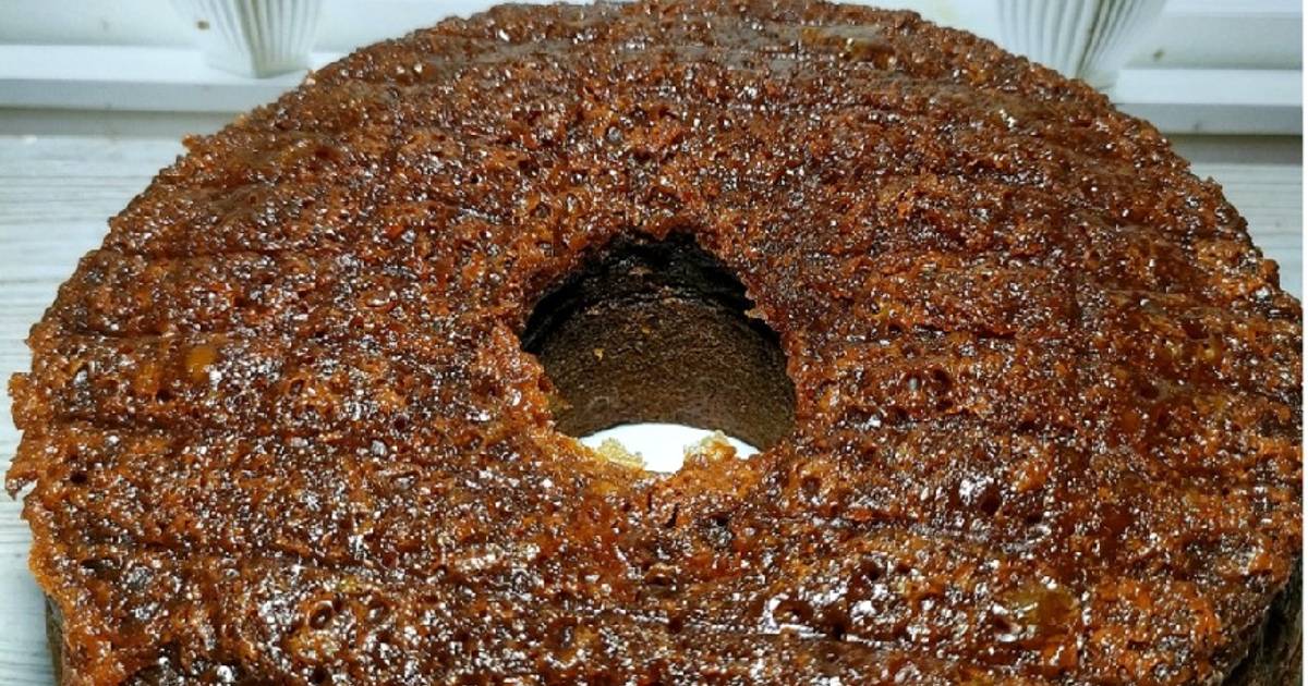 Resep Bolu Sarang Semut Aka Bolu Caramel Oven Tangkring Oleh Dapoer