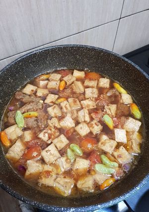 Foto resep Sayur Semur Tahu dan Telur Puyuh