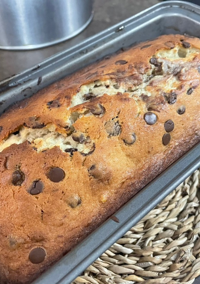 Una foto de Torta de banano (banana bread)