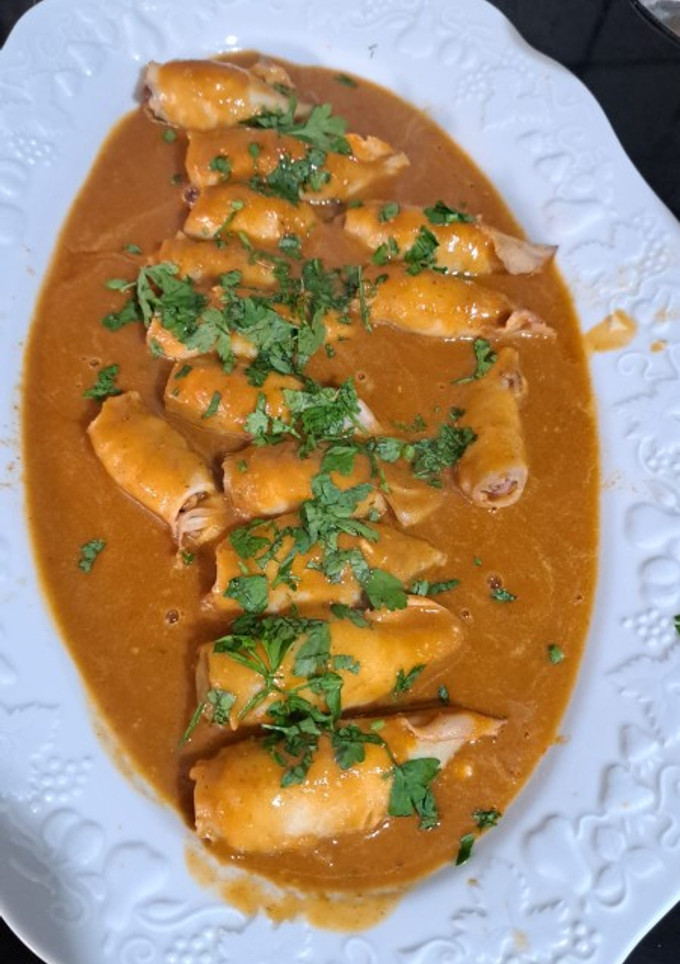 Una foto de Chipirones rellenos