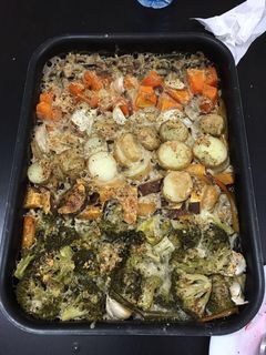 صورة لوصفة صينية خضار بالطحينة
