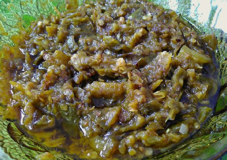 Sambal Cabe Ijo a la RM Padang