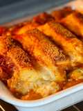 💚 Quenelles gratinées à la sauce tomate et à la mozzarella