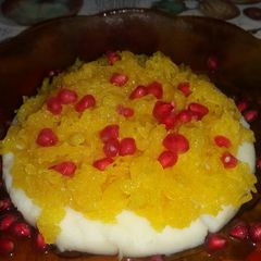 A picture of Egg Garland with Snow white Pudding.