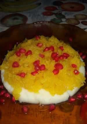A picture of Egg Garland with Snow white Pudding.