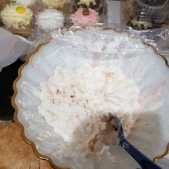 A picture of Grandma's Sour Cream Dessert.