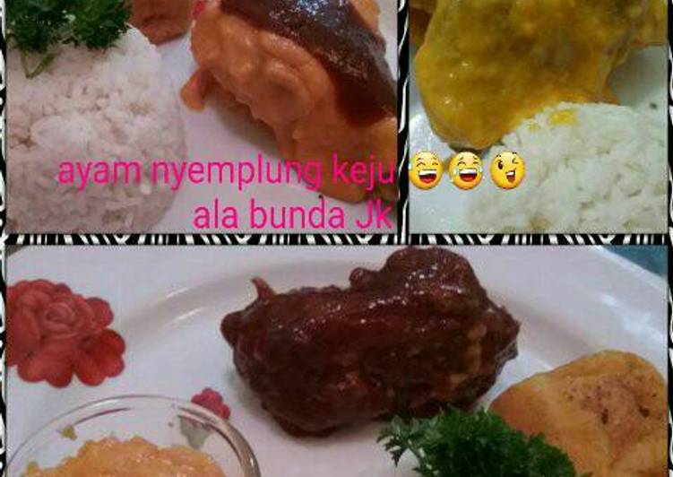 Ayam nyemplung keju ala bunda jk