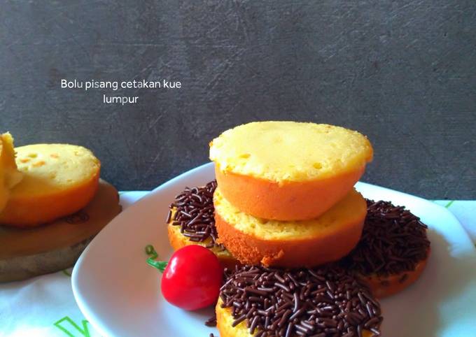 Recipe: Delicious #Bolu Pisang Pake Cetakan Kue Lumpur