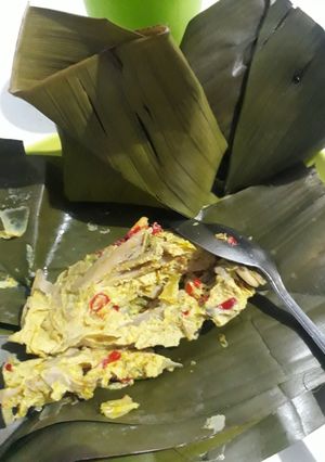 Foto resep Pepes jamur telor